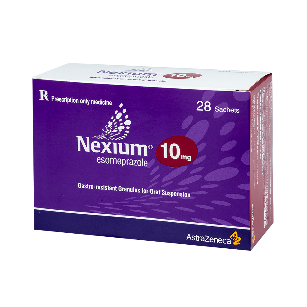 Nexium 10mg Hộp 28 gói AstraZeneca AB | CEVPharma GHCH Kim cương ...